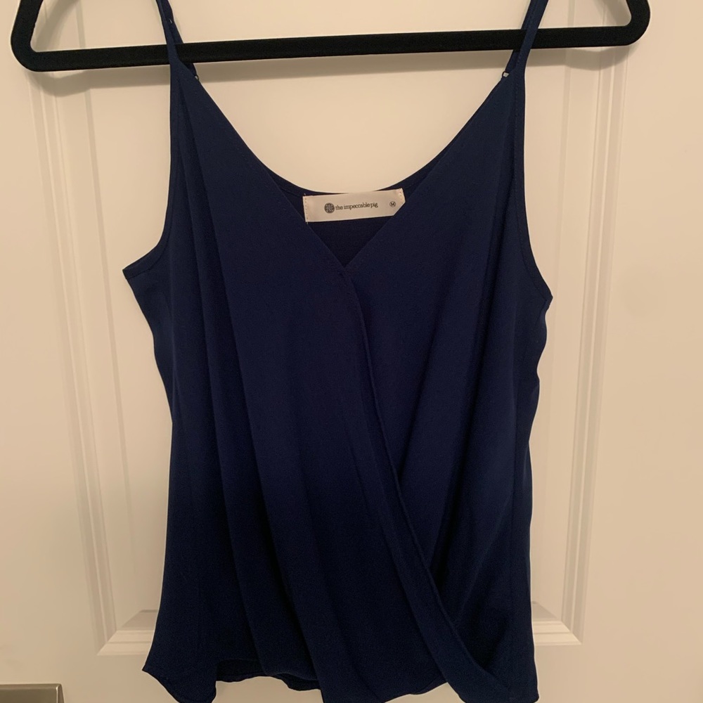 Navy Impeccable Pig Top